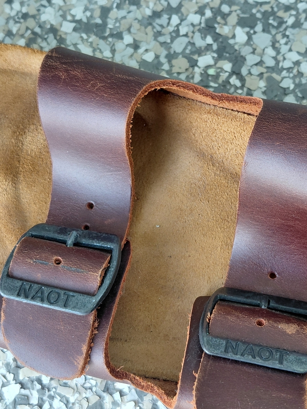 NAOT Santa Barbara Leather Slides Brown Cork Sandals Women’s 9 / EU 40 - Picture 4 of 9